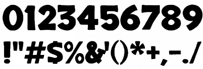 Skranji Bold Font OTHER CHARS