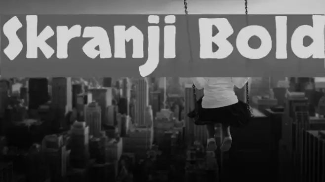 Skranji Bold Font examples