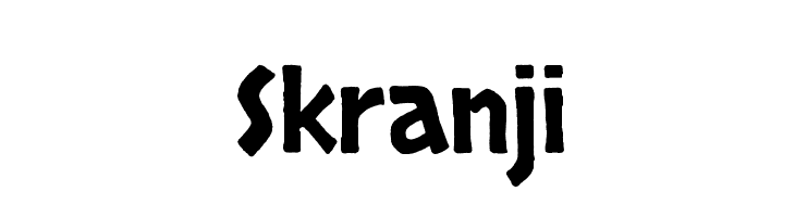 Skranji  font caratteri gratis