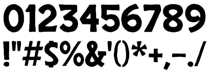 Skranji Font OTHER CHARS
