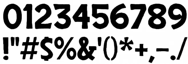 Skranji Font OTHER CHARS