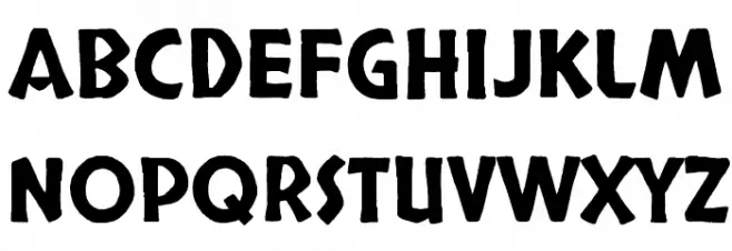 Skranji Шрифта ВЕРХНИЙ