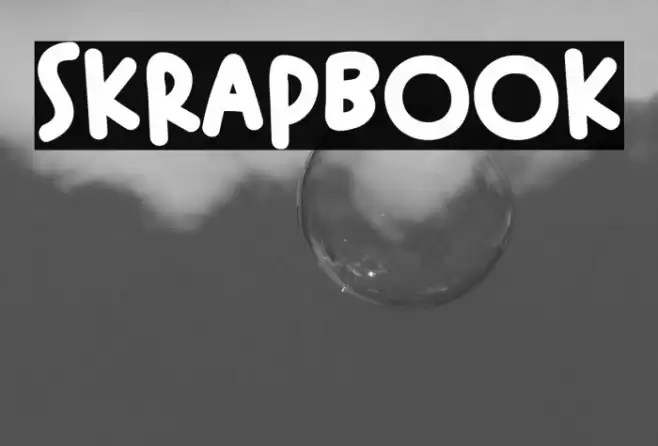 Skrapbook Font examples
