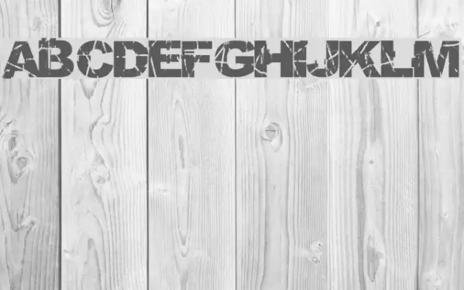Skratch Punk フォント examples