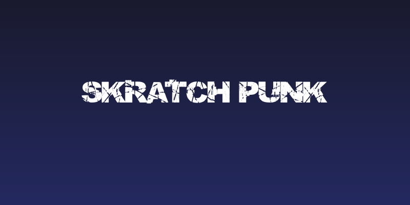 Skratch Punk Social Header