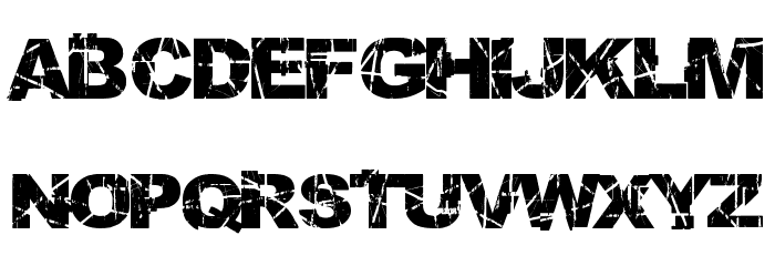 Skratch Punk フォント 小文字