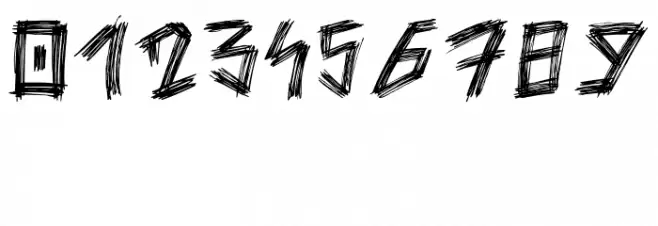 Skratch Regular Font OTHER CHARS