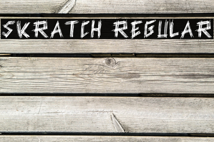 Skratch Regular لخطوط تنزيل examples
