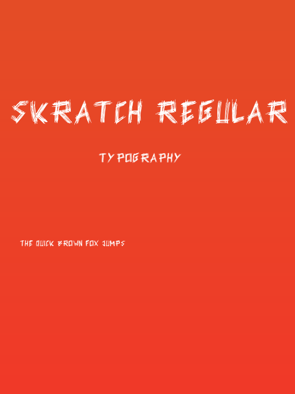 Skratch Regular Poster