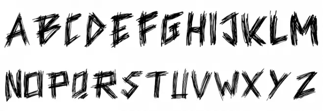 Skratch Regular Font LOWERCASE