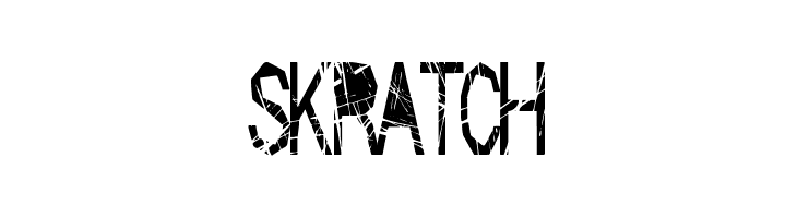 Skratch  les polices de caractères gratuit tlcharger