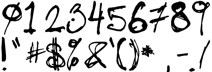 Skratch_v2 Font OTHER CHARS