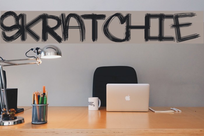 Skratchie Font examples