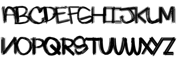 Skratchie Font LOWERCASE