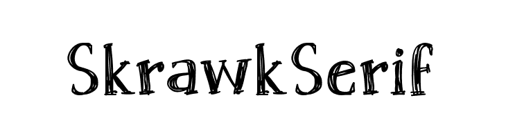 Skrawk Serif  नि: शुल्क फ़ॉन्ट्स डाउनलोड