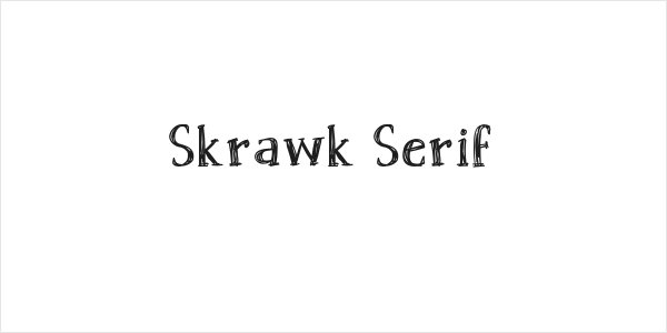 Skrawk Serif Logo
