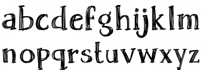 Skrawk Serif Fuentes MINÚSCULAS