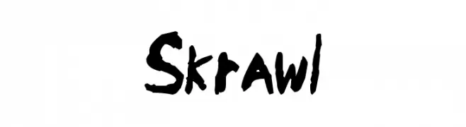 Skrawl  Frei Schriftart Herunterladen