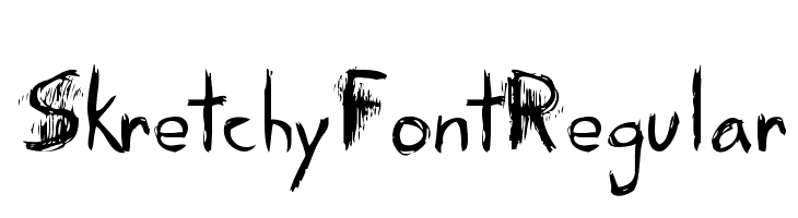 Skretchy FontRegular  免费字体下载