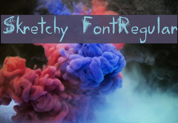 Skretchy FontRegular Example 1