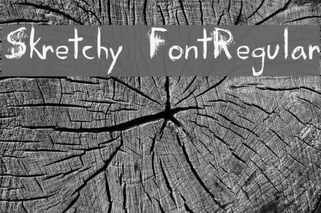 Skretchy FontRegular Font examples