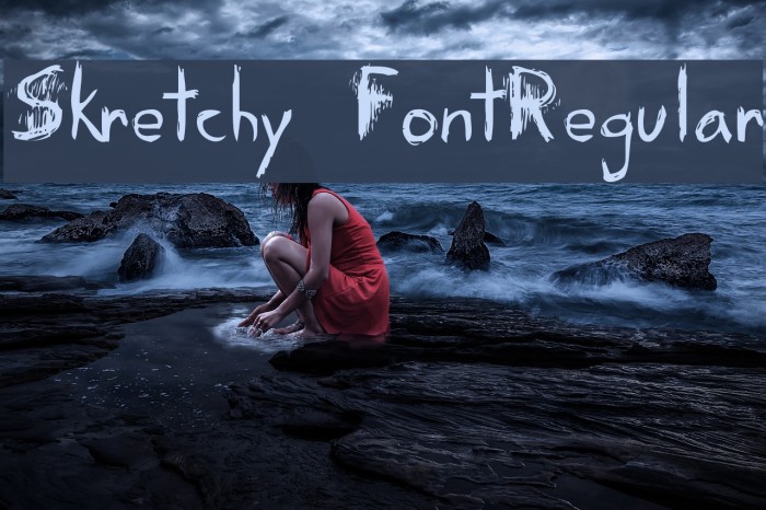 Skretchy FontRegular Example 3