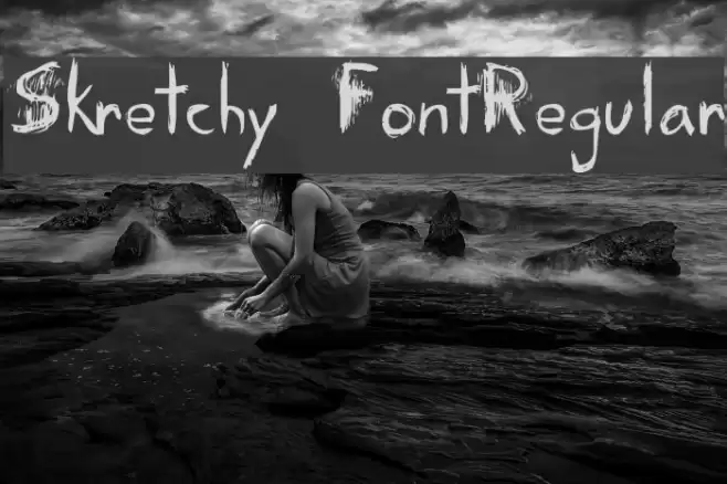 Skretchy FontRegular Font examples