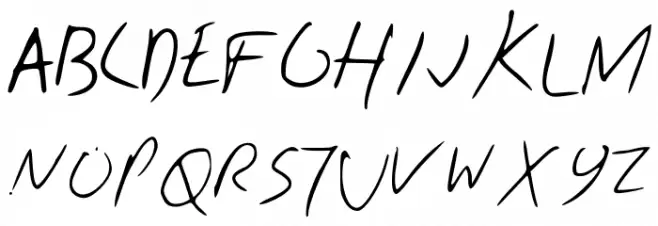 Skribal Schriftart Groß