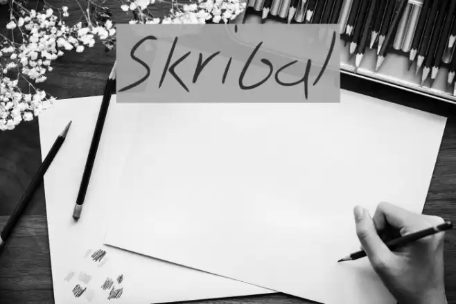Skribal Font examples