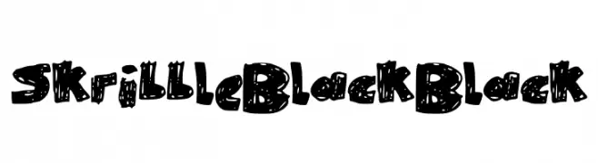 SkribbleBlack Black  les polices de caractères gratuit tlcharger
