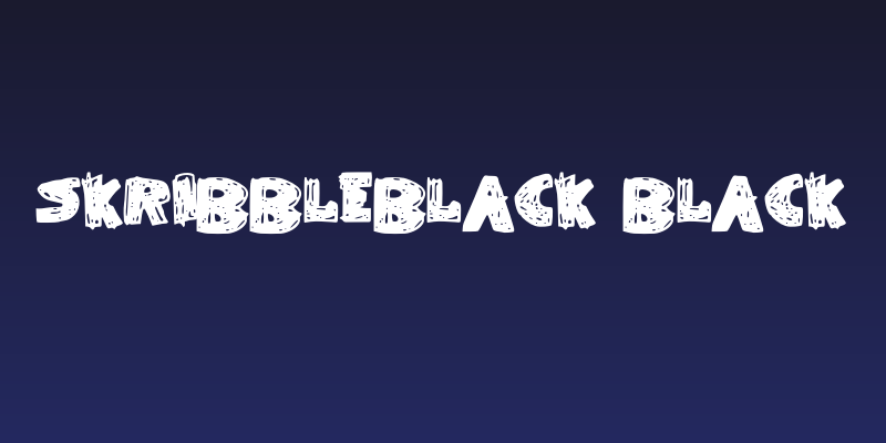 SkribbleBlack Black Social Header