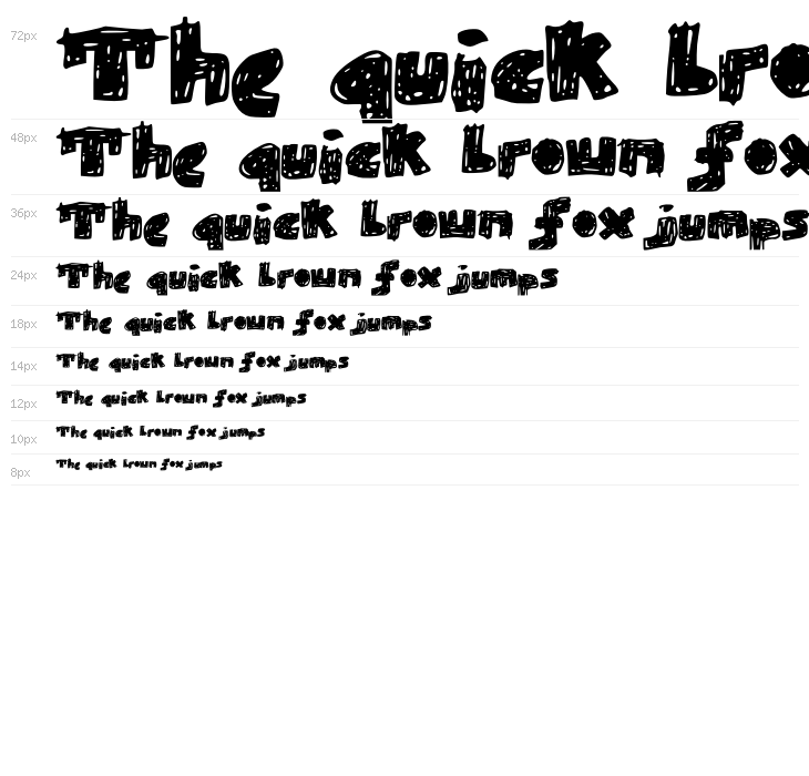 SkribbleBlack Black Waterfall