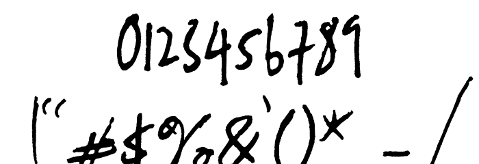 Skribblugh-Regular Font OTHER CHARS