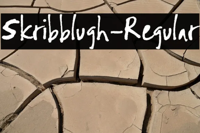 Skribblugh-Regular Example 2