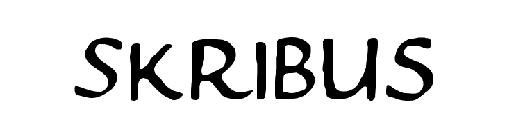 Skribus फ़ॉन्ट