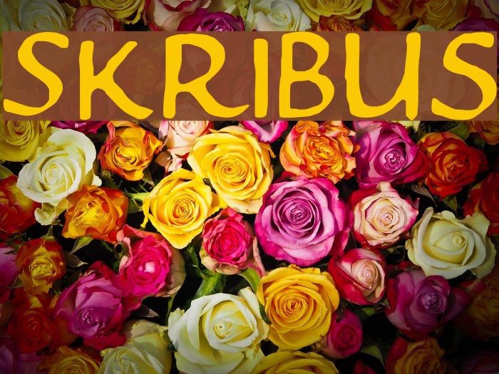 Skribus Font examples