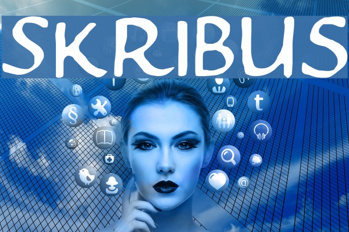Skribus Font examples