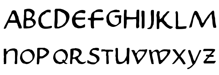 Skribus Font LOWERCASE