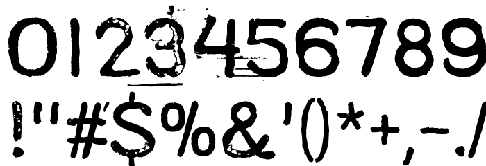 Skriik! Electro-mechanical mach Font OTHER CHARS