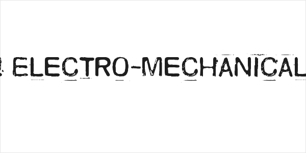 Skriik! Electro-mechanical mach Logo