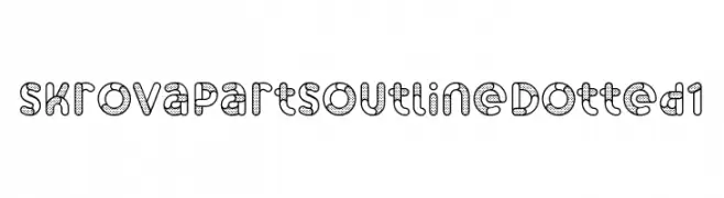 Skrova Parts Outline Dotted 1  تنزيل الخطوط