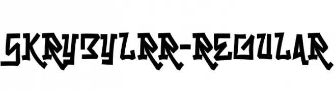 Skrybylrr-Regular  Frei Schriftart Herunterladen