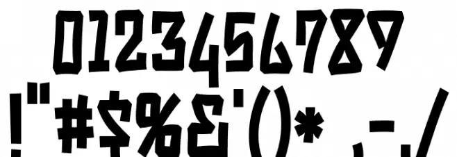 Skrybylrr-Regular Font OTHER CHARS