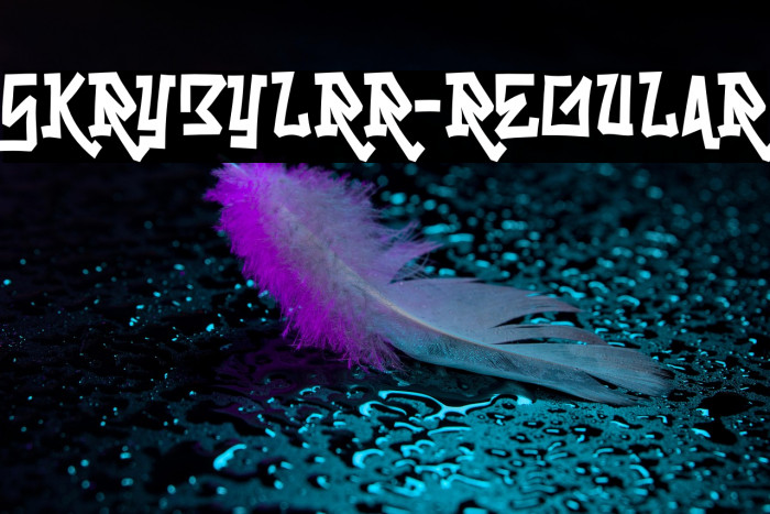 Skrybylrr-Regular Example 2