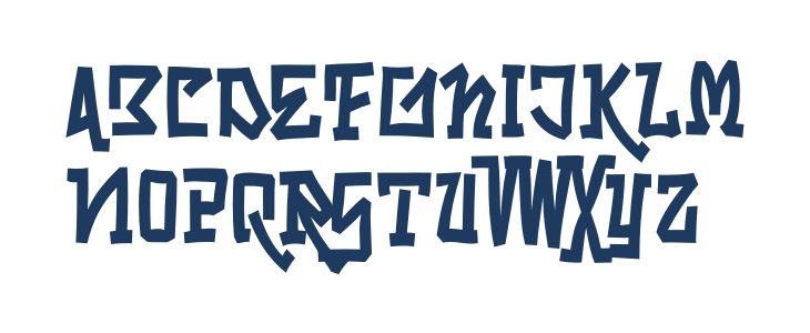 Skrybylrr-Regular Lowercase