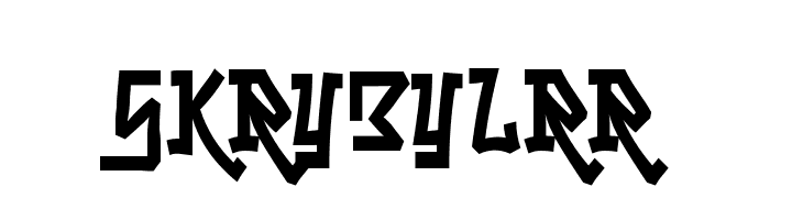Skrybylrr  Free Fonts Download