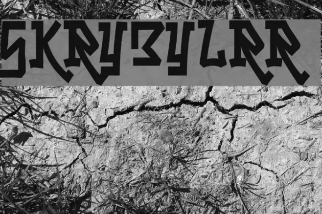 Skrybylrr Font examples