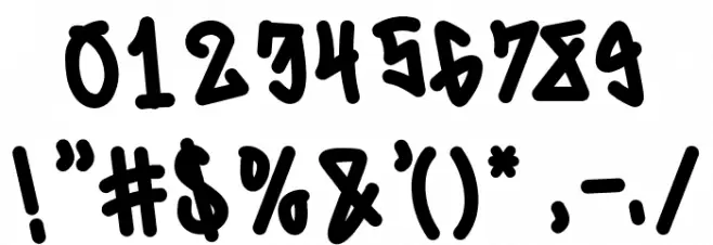 Skuctre Font OTHER CHARS