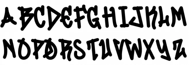 Skuctre Шрифта ВЕРХНИЙ