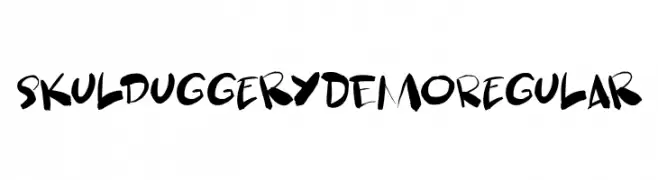 Skulduggery DEMO Regular  Frei Schriftart Herunterladen